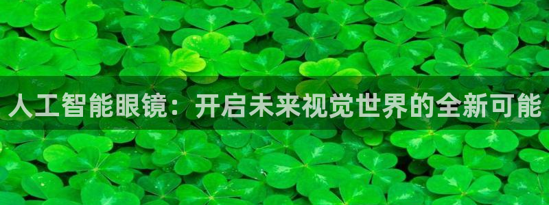 人工智能眼镜：开启未来视觉世界的全新可能