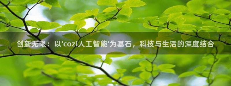创新无限：以\'cozi人工智能\'为基石，科技与生活的深度结合