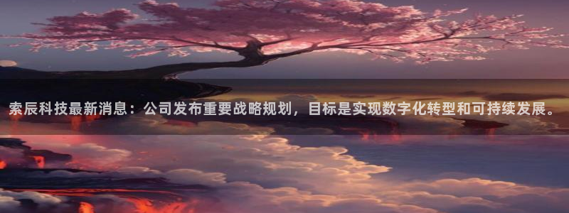 索辰科技最新消息：公司发布重要战略规划，目标是实现数字化转型和可持续发展。