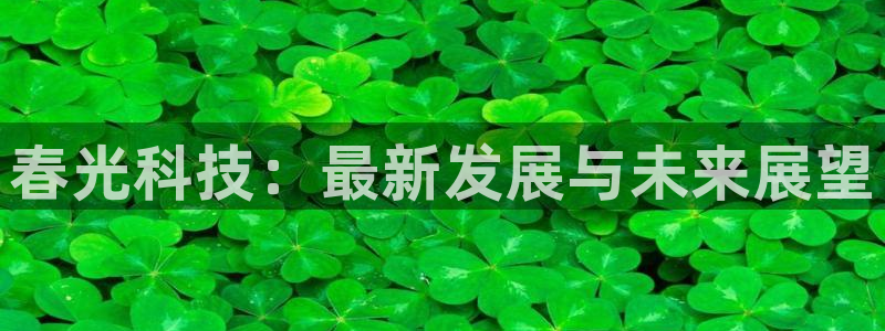 春光科技：最新发展与未来展望