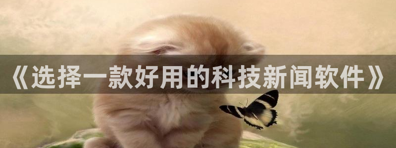 《选择一款好用的科技新闻软件》