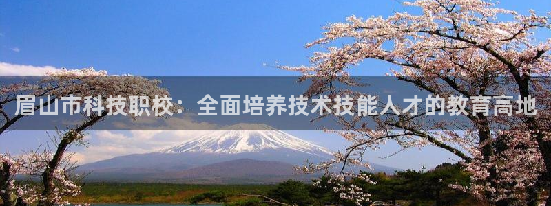 眉山市科技职校：全面培养技术技能人才的教育高地