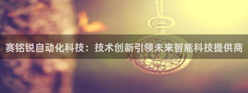 赛铭锐自动化科技：技术创新引领未来智能科技提供商